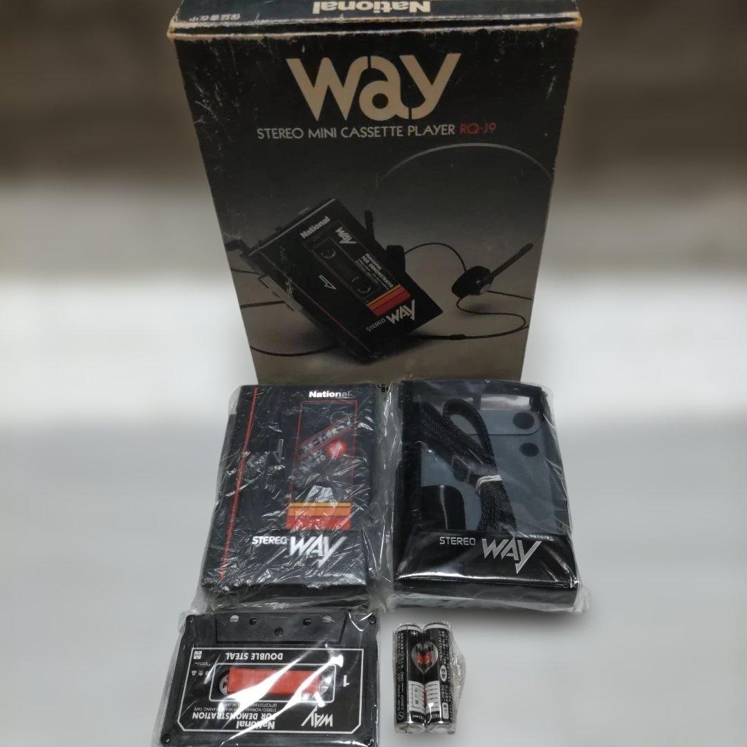 National WAY ステレオミニカセットプレーヤー 店頭品 未使用