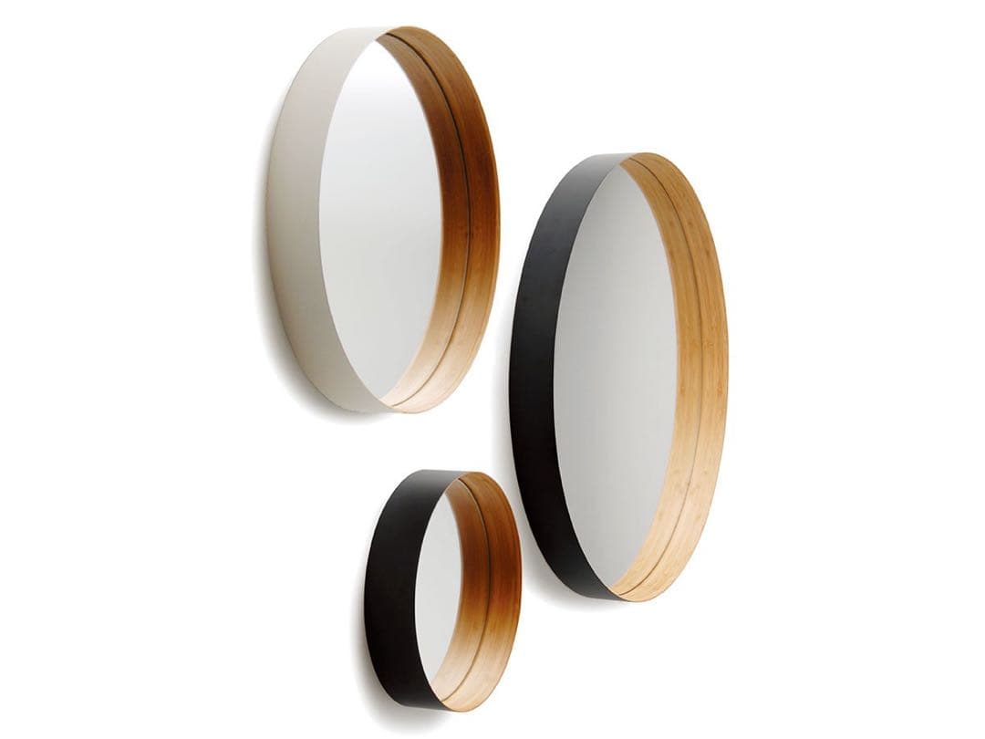 TEORI テオリ ZERO　鏡　サイズ：L　乳白　円形ミラー