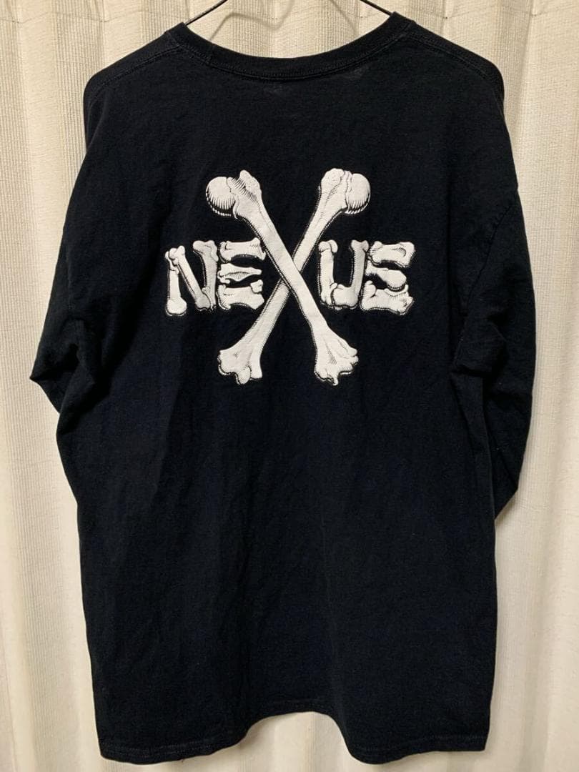 NEXUSVII BONES L/S Tee サイズL BLACK ロンT