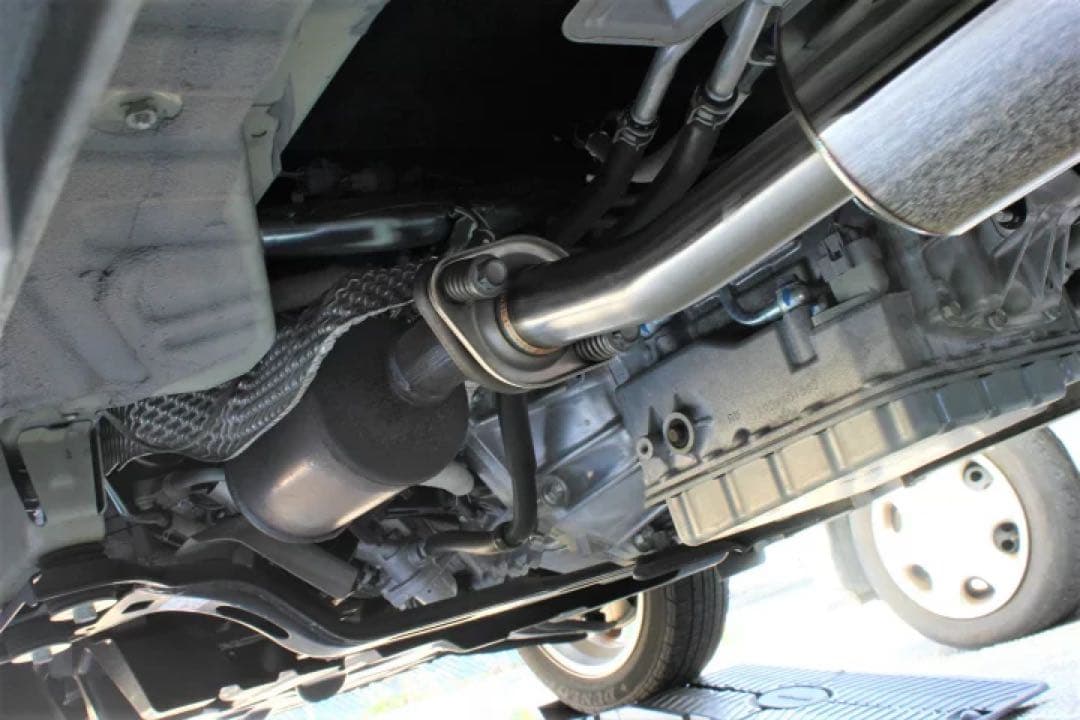 専用Bluefin スズキ エブリイワゴンDA17W1本出し SUS ブルー