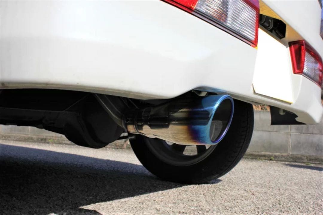 専用Bluefin スズキ エブリイワゴンDA17W1本出し SUS ブルー