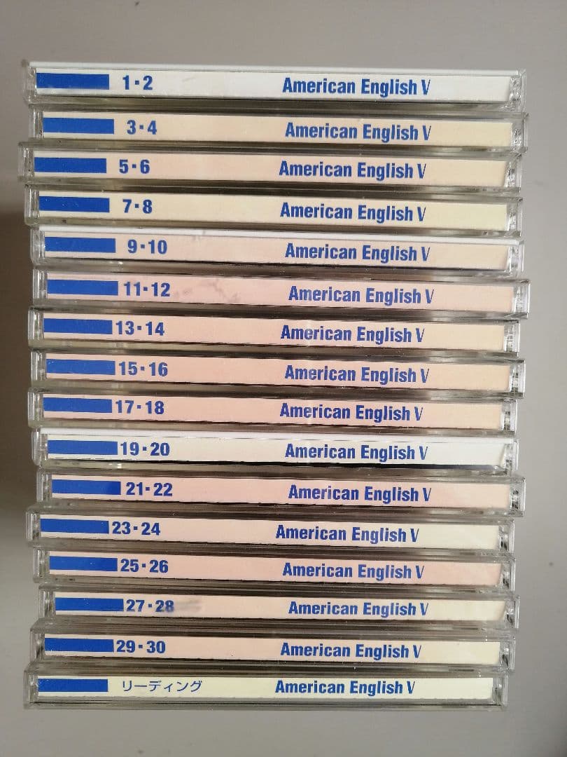 ユーキャン アメリカンイングリッシュ I～V CD80枚 ピンズラー
