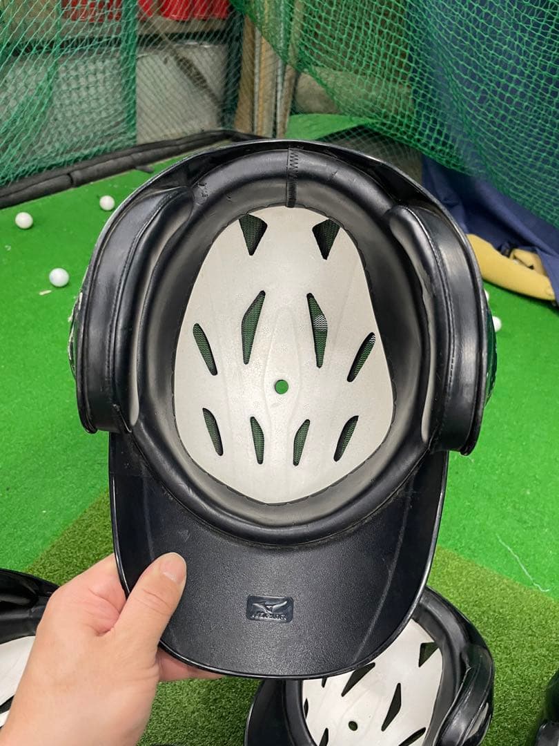 軟式野球用　ヘルメット 7個　ネイビー