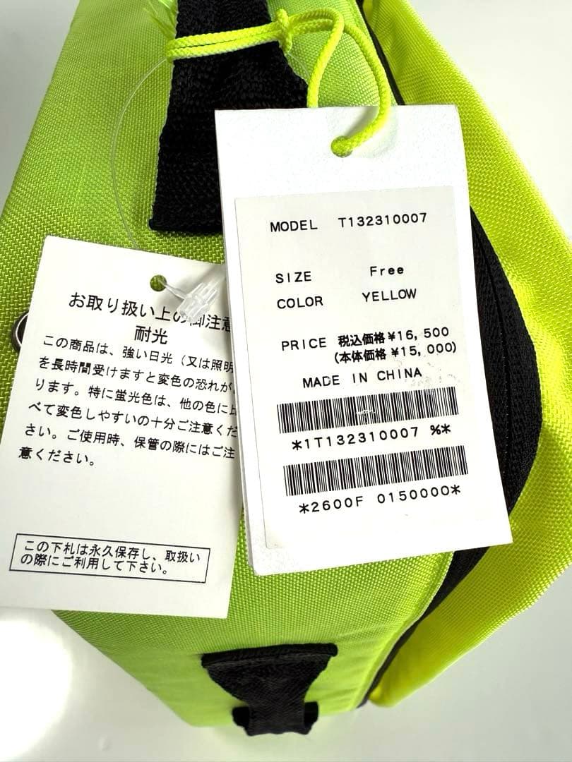 【新品】TFW49 ティーエフダブリュー49 シューズケース イエロー 黄色