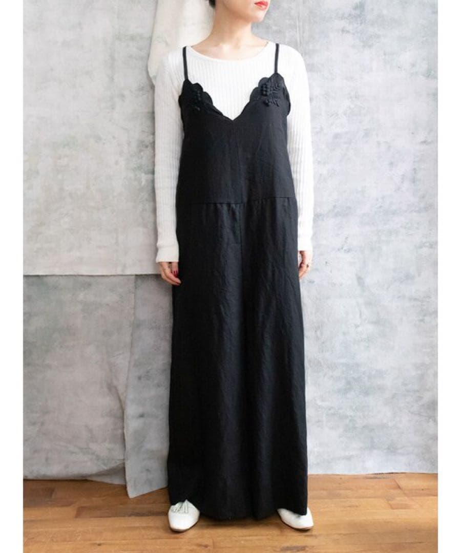 TOWAVASE Bonvoyage salopette 黒