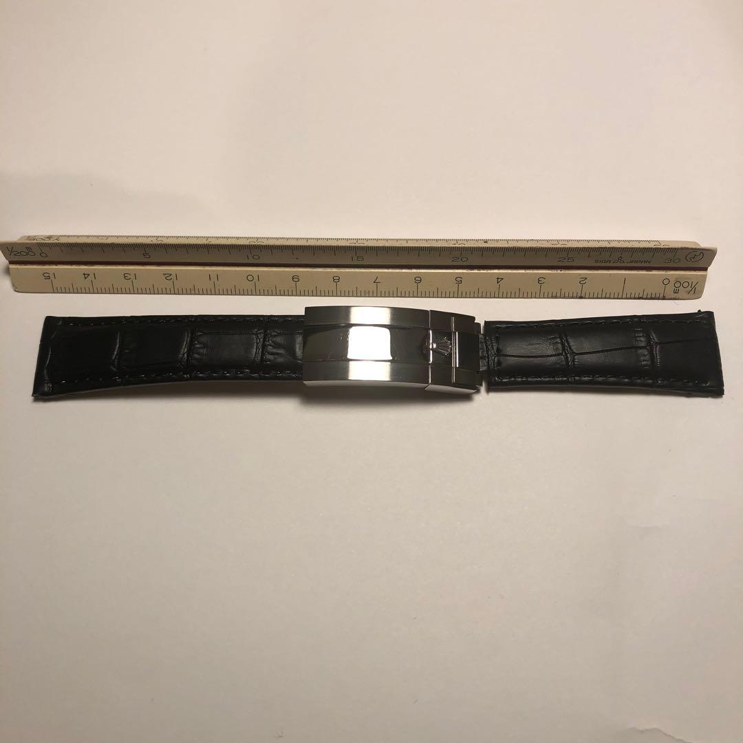 ロレックス用革ベルト　ロレックスバックル