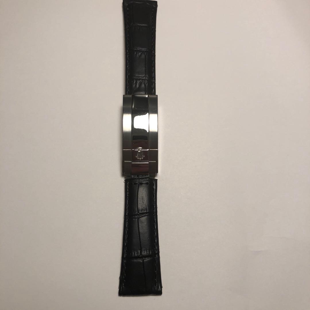 ロレックス用革ベルト　ロレックスバックル