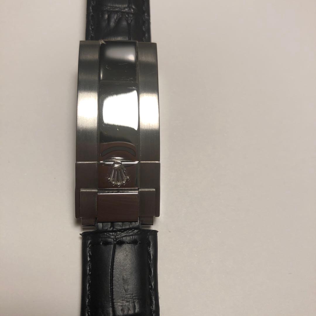 ロレックス用革ベルト　ロレックスバックル