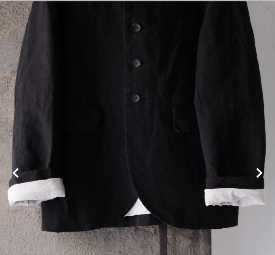 ŠP / LINEN COTTON /JACKET col.Ink Black