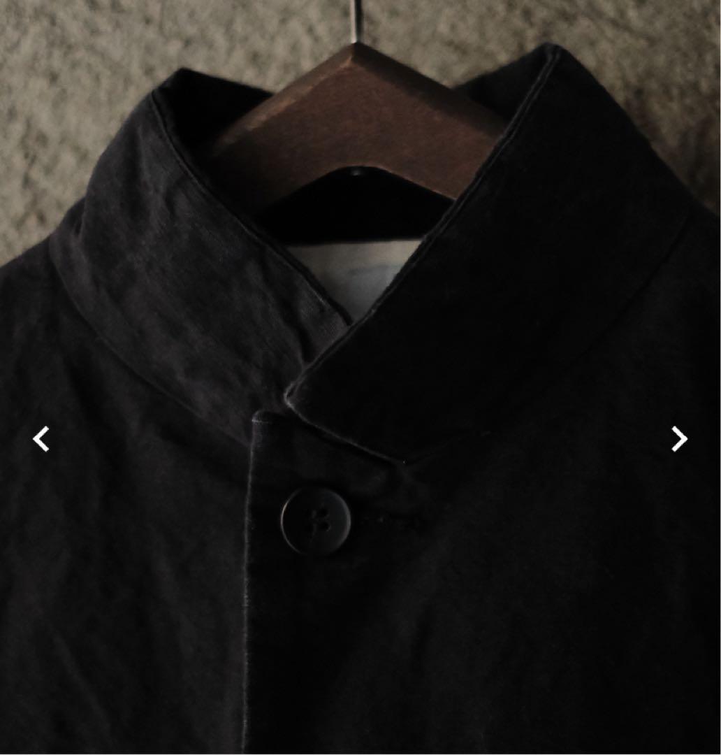 ŠP / LINEN COTTON /JACKET col.Ink Black