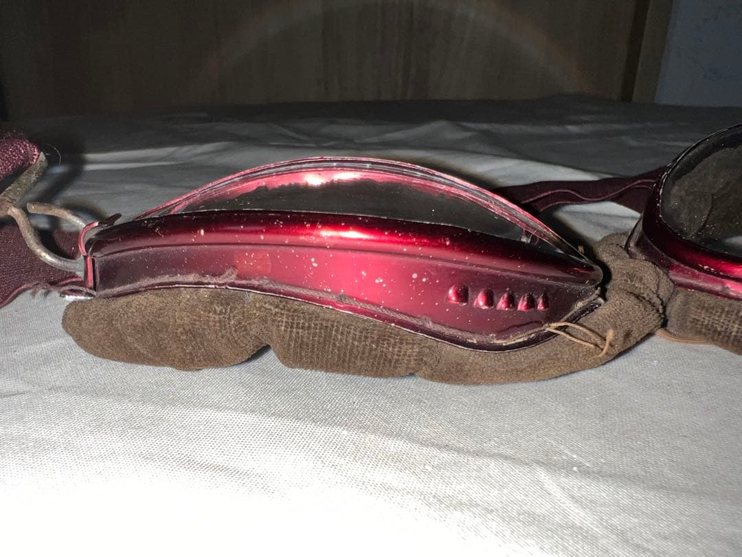 実物　旧日本軍　航空眼鏡