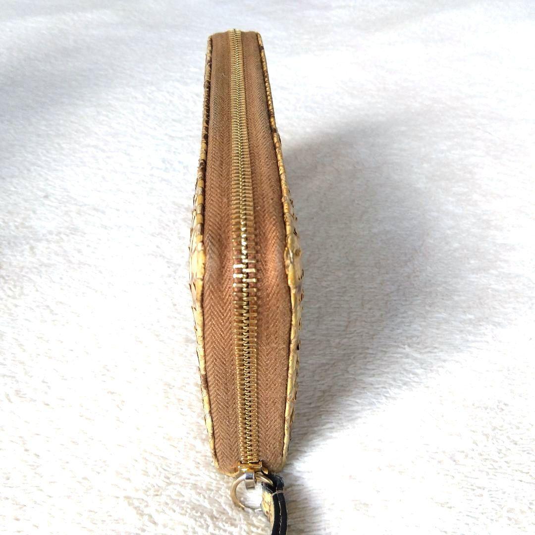 GUCCI グッチ パイソン ラウンドジップ 長財布 GGマーモント