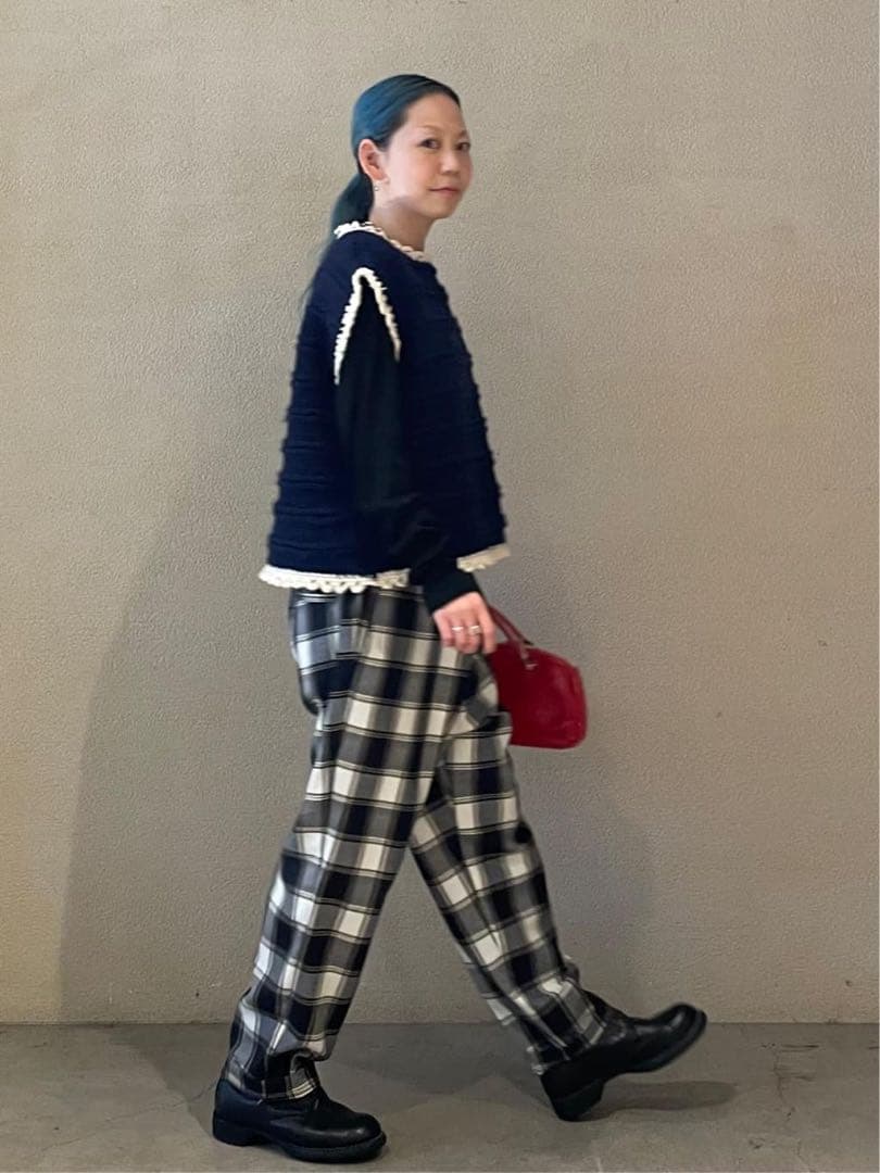 【新品未使用】ジャーナルスタンダードラックス|サキソニーチェック サルエルパンツ