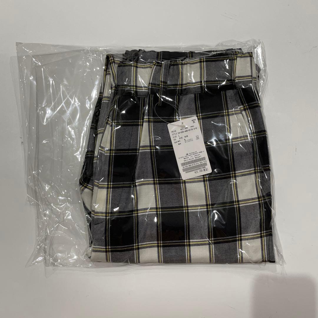 【新品未使用】ジャーナルスタンダードラックス|サキソニーチェック サルエルパンツ