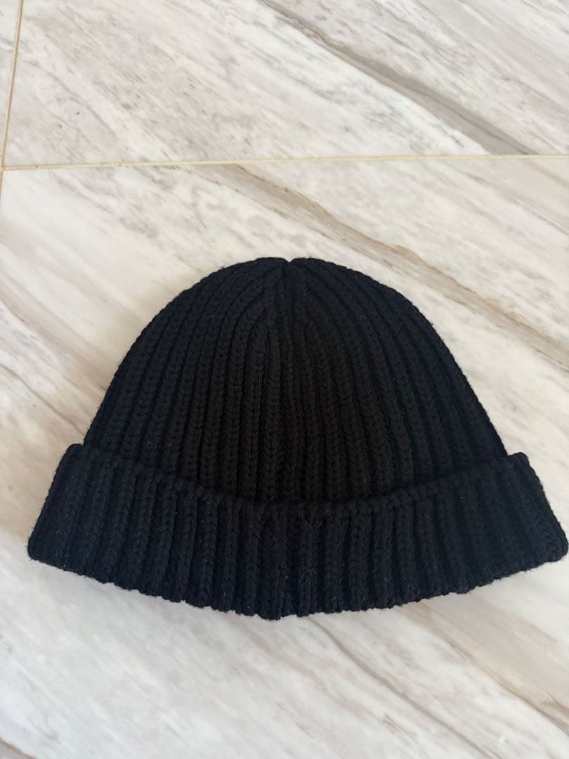 PRADA プラダ ブラック ニット帽 Sサイズ