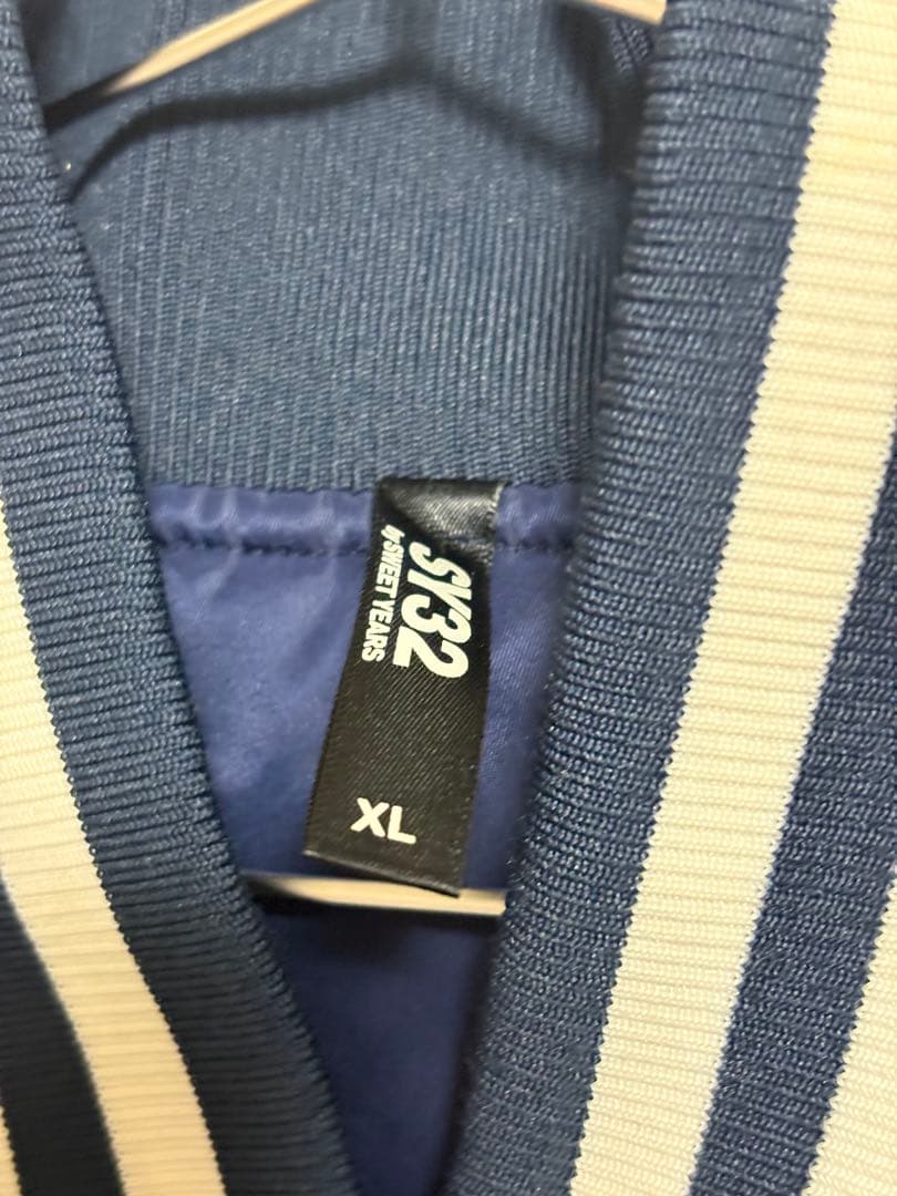 SY32 by SWEET YEARS スタジャン ネイビー XL