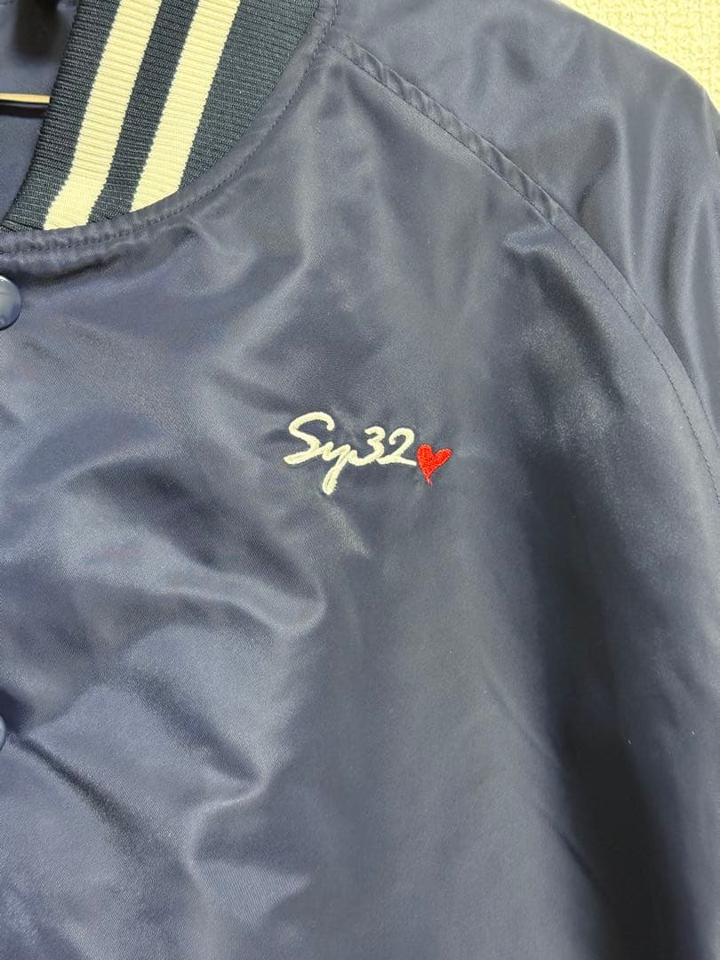 SY32 by SWEET YEARS スタジャン ネイビー XL