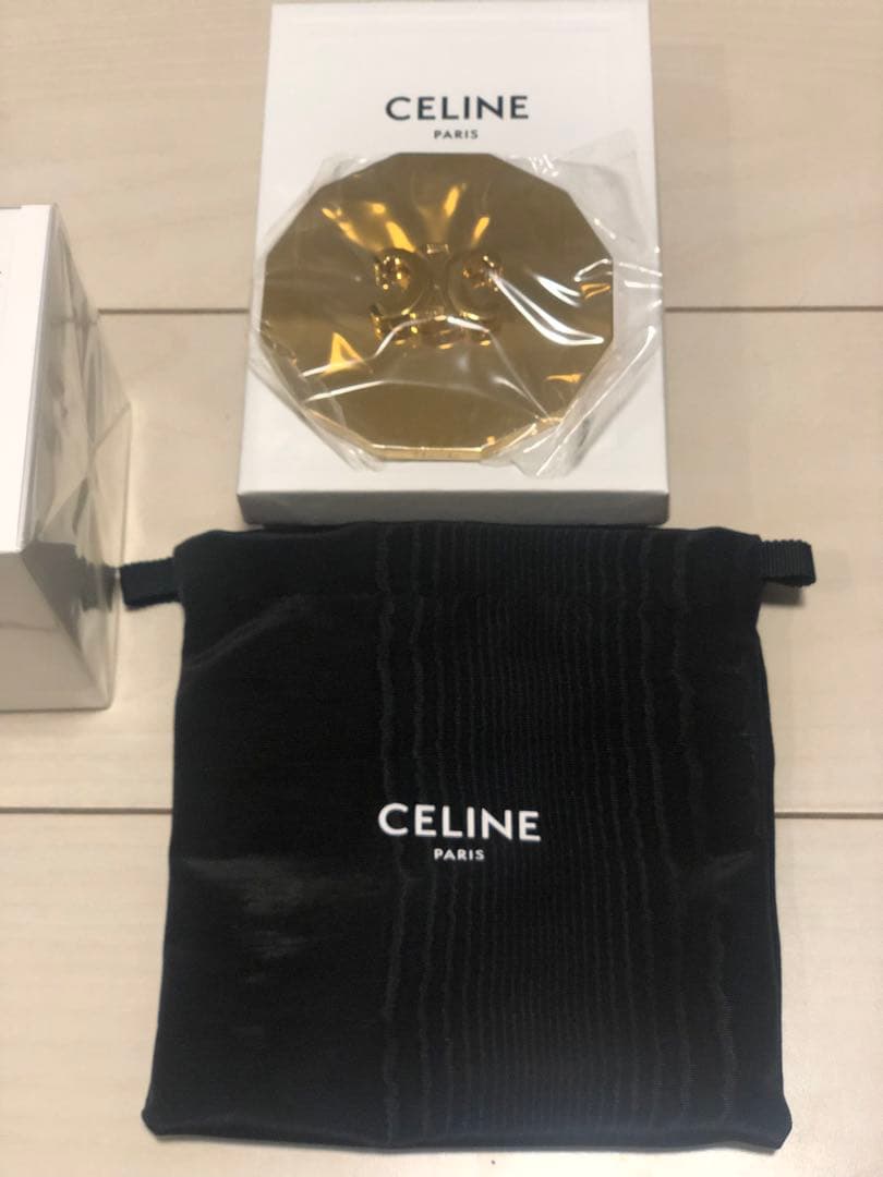 セリーヌ CELINE キャンドル トリオンフ リッド / スチール