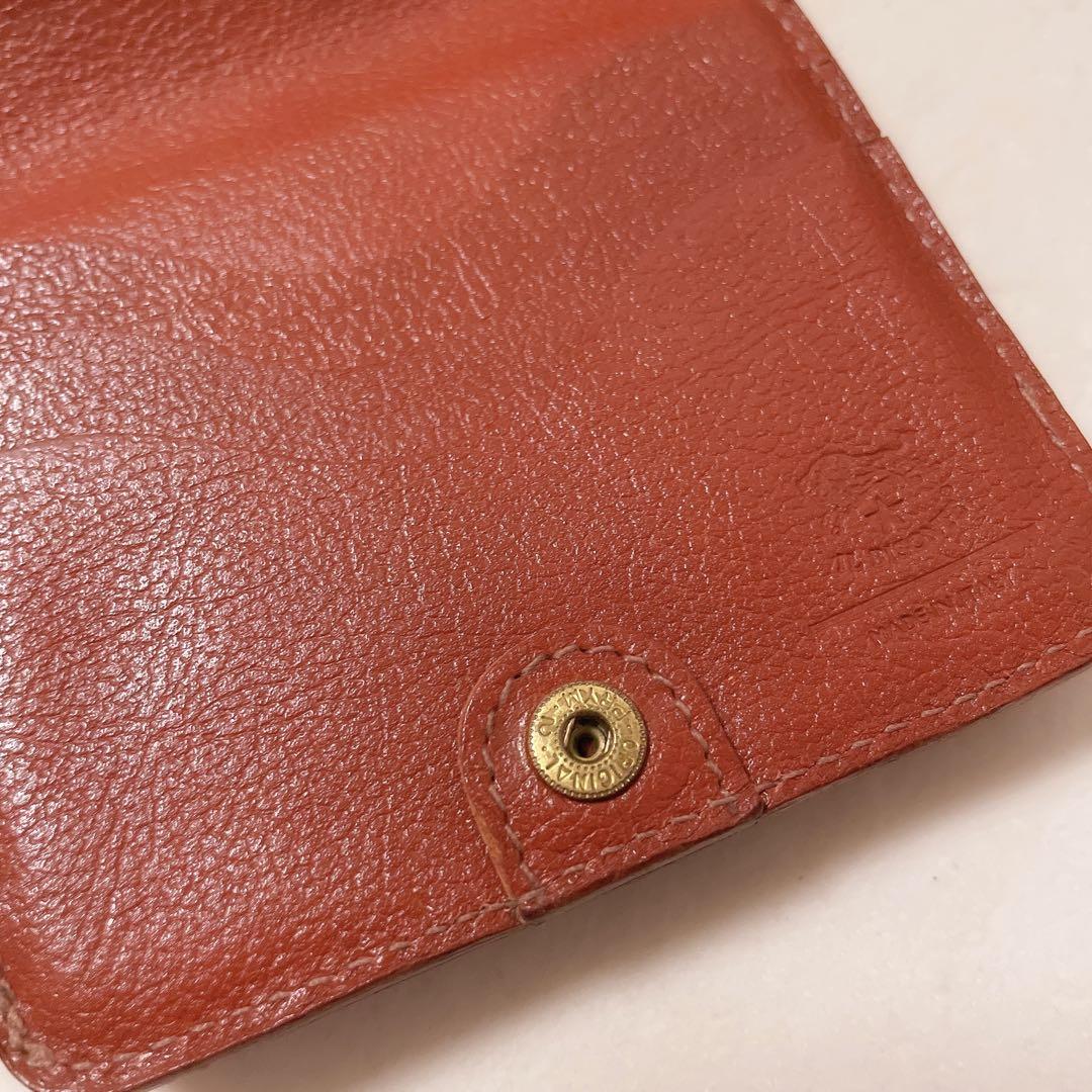 C*a様 イルビゾンテ ブラウンレザー二つ折り財布