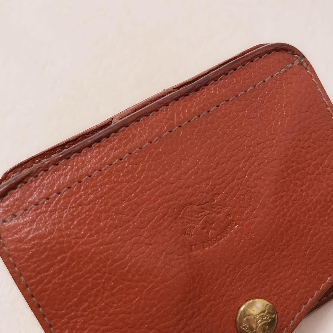 C*a様 イルビゾンテ ブラウンレザー二つ折り財布