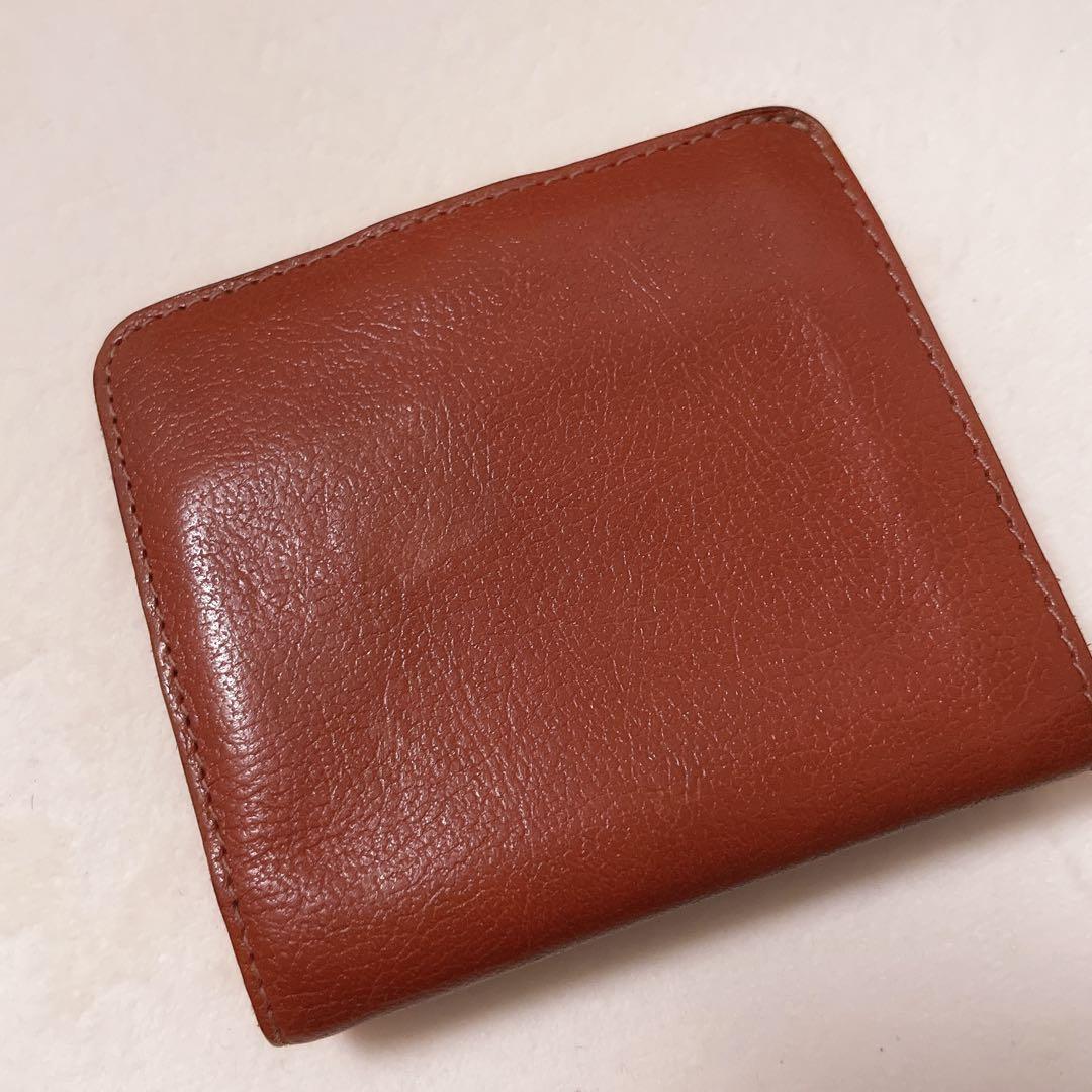 C*a様 イルビゾンテ ブラウンレザー二つ折り財布
