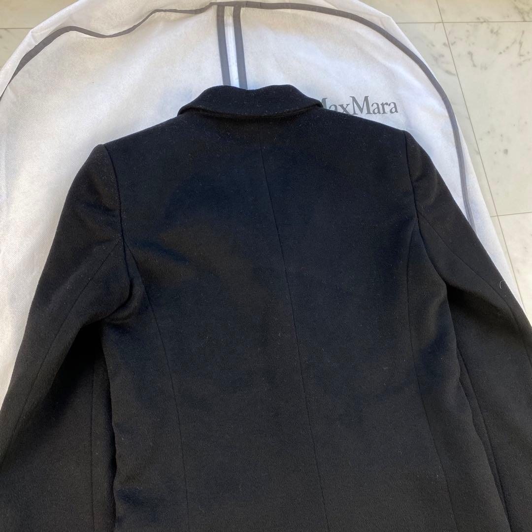 現行タグ◎GUCCI グッチ　チェスターコート　ウール　ブラック　黒　近年モデル