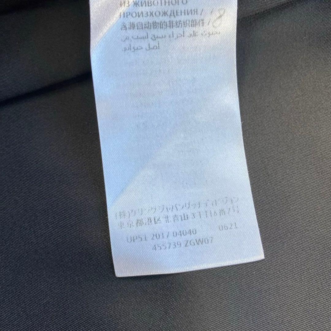 現行タグ◎GUCCI グッチ　チェスターコート　ウール　ブラック　黒　近年モデル