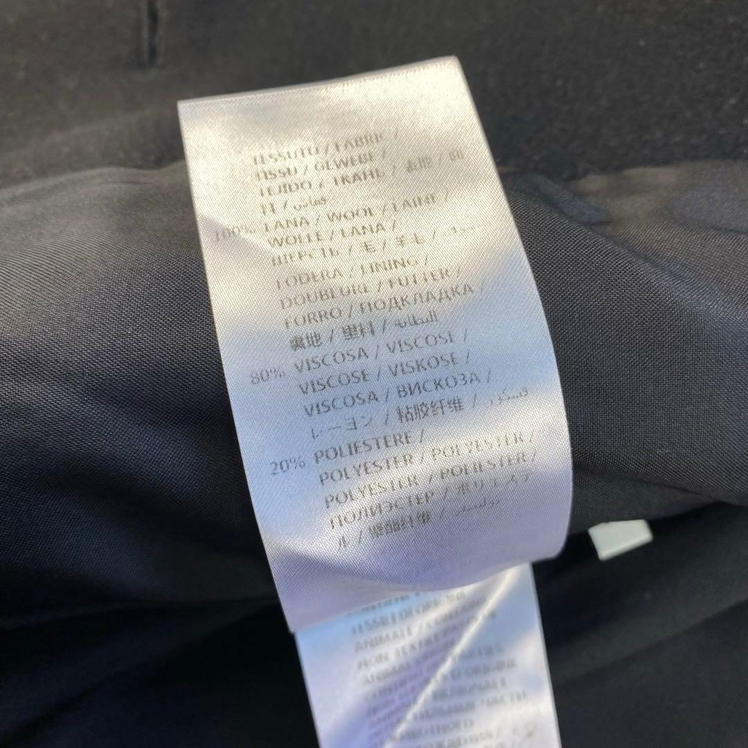 現行タグ◎GUCCI グッチ　チェスターコート　ウール　ブラック　黒　近年モデル