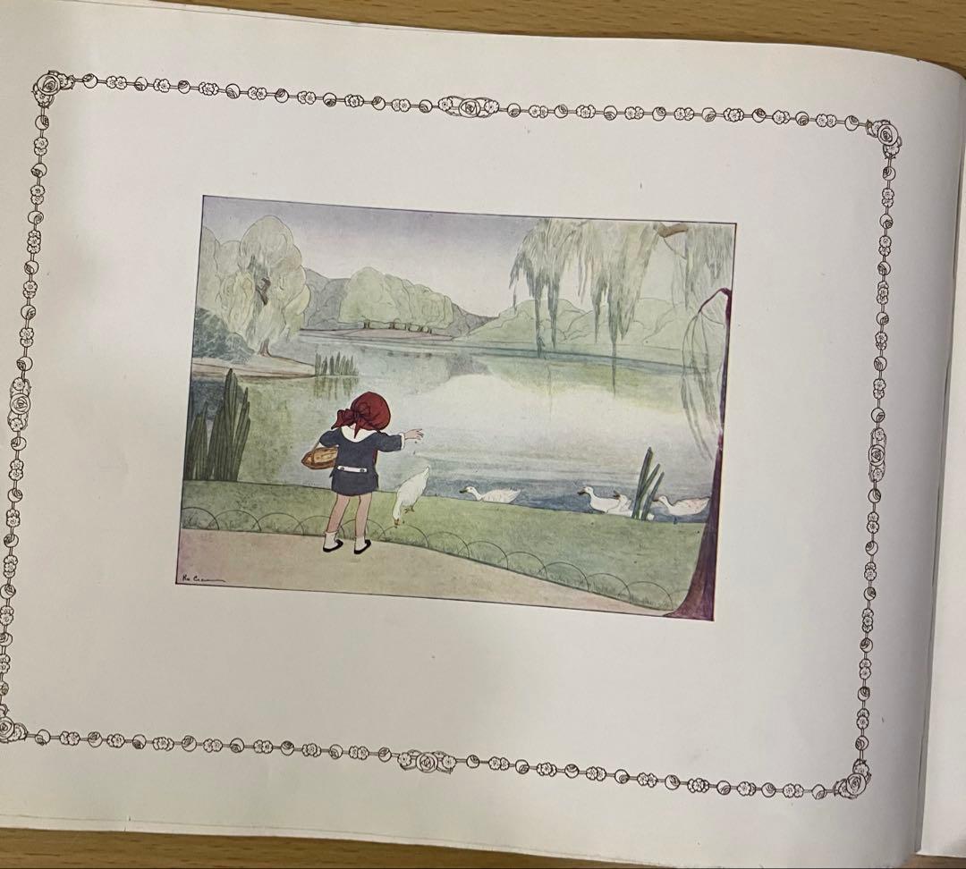 No434 レア 超希少 アンティーク 古書 洋書 絵本 児童書 オランダ 童謡