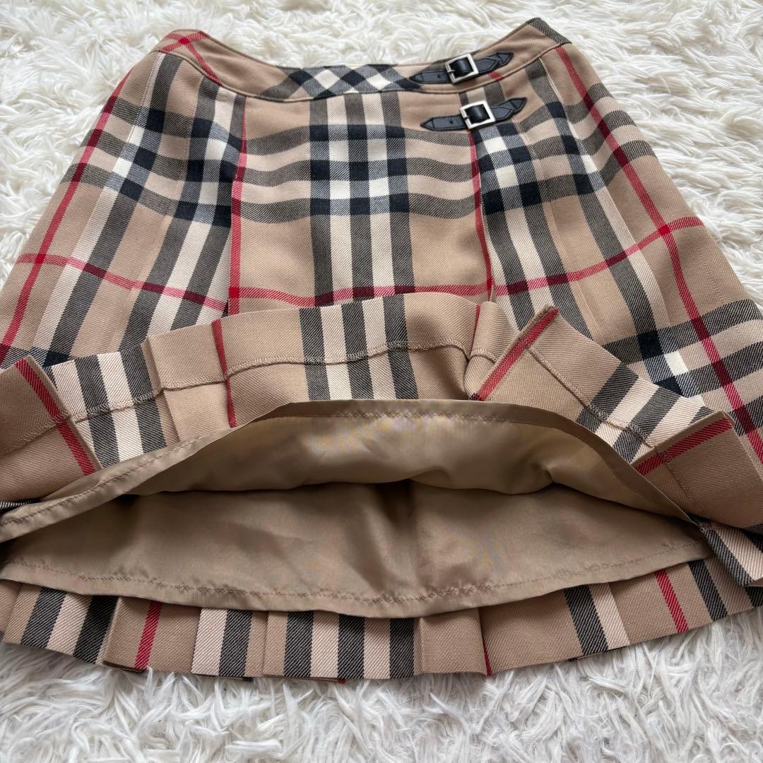 美品 バーバリー ノバチェック柄 スカート 160 Burberry
