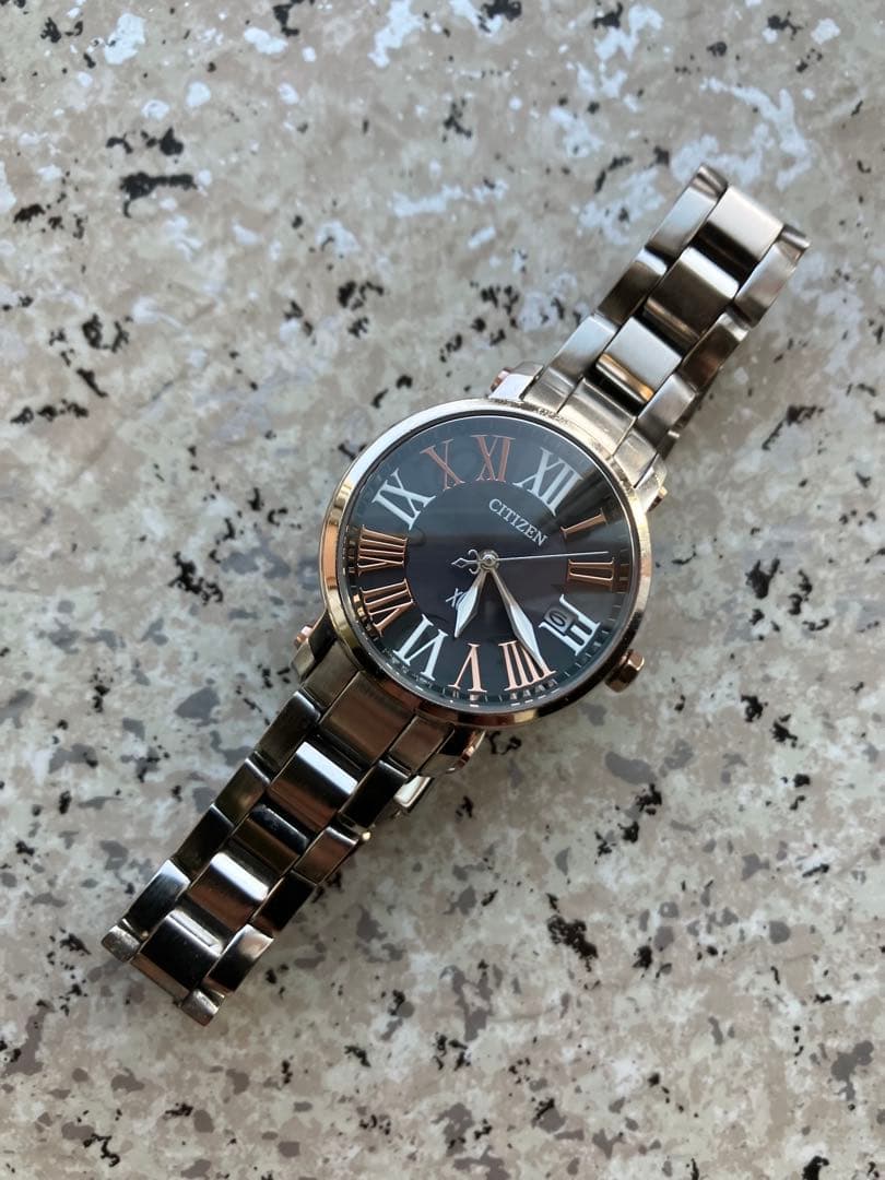 レディース腕時計 CITIZENエコドライブ 電波ソーラー H010-T1494