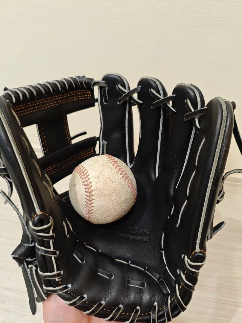 未使用ゼット軟式グローブBRGB30766 湯もみ型付け済　今宮型プロステイタス