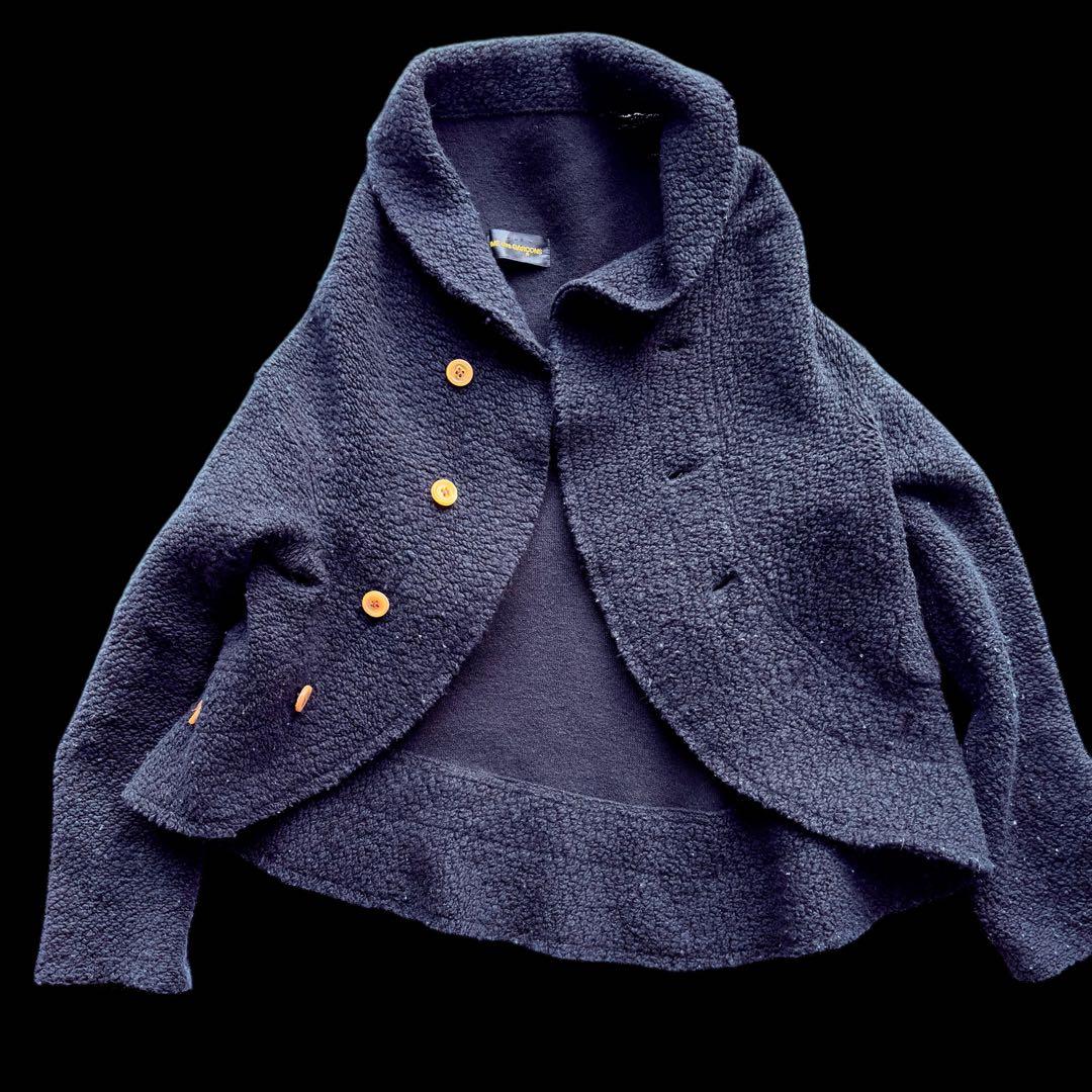 コムデギャルソン　ウールジャケット　後ろポケット付き　希少アウター