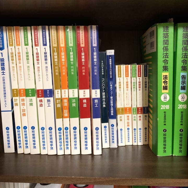 1級建築士 総合資格 フルセット