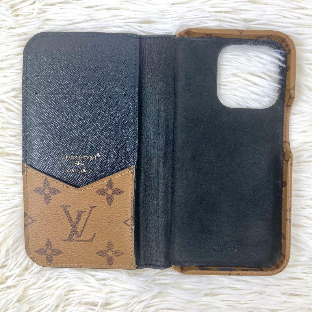 ルイヴィトン iPhone15pro モノグラム リバースフォリオ ケース