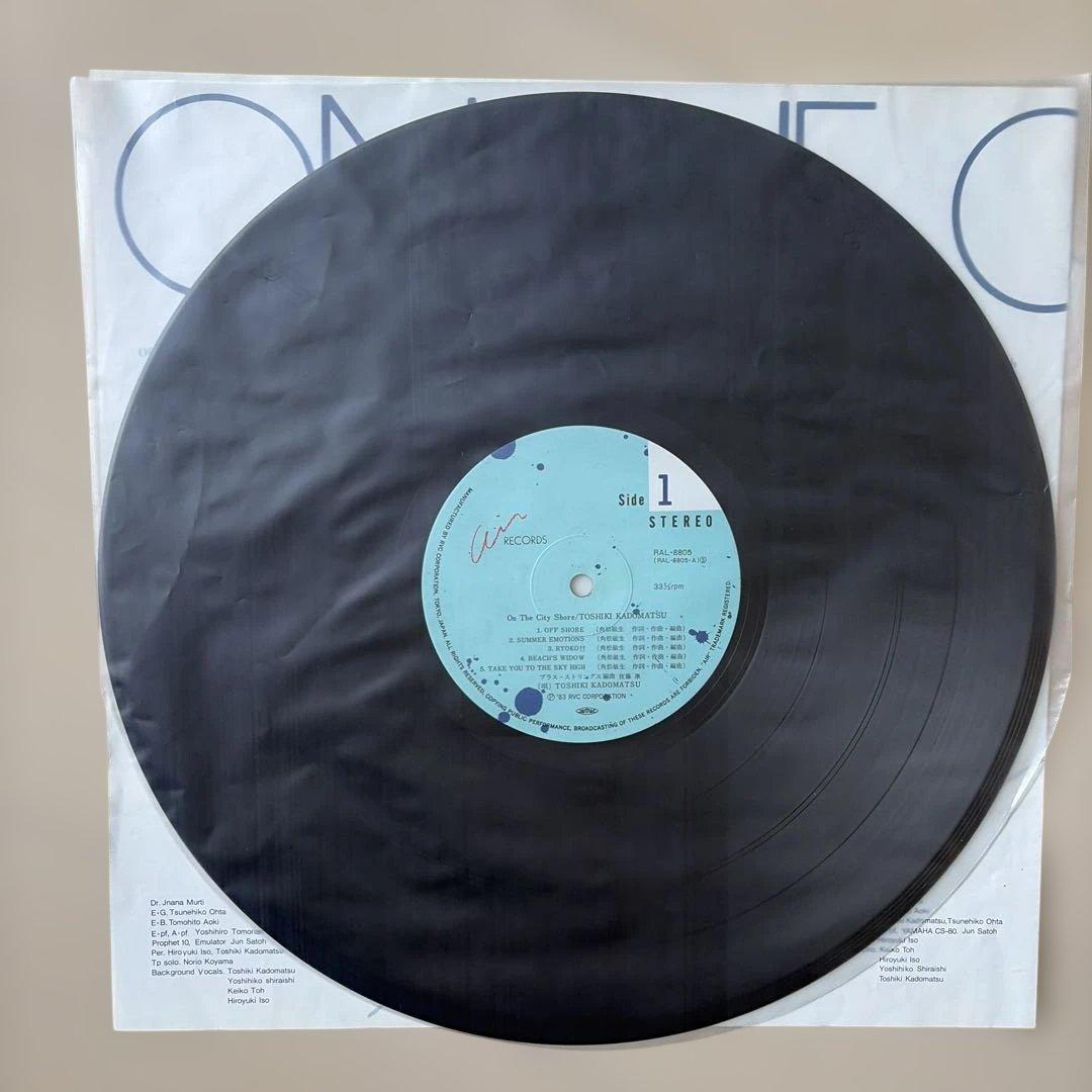 【オリジナル盤】山下達郎 角松敏生 LP2枚セット 再生確認済 シティポップ