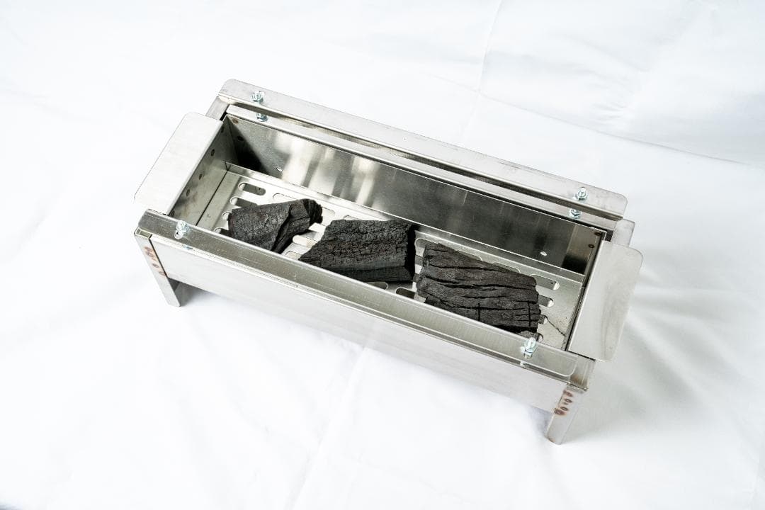 炭火用 ワイド焼鳥機 網焼き 海鮮魚介類 磯料理 新品 網付き コンロ