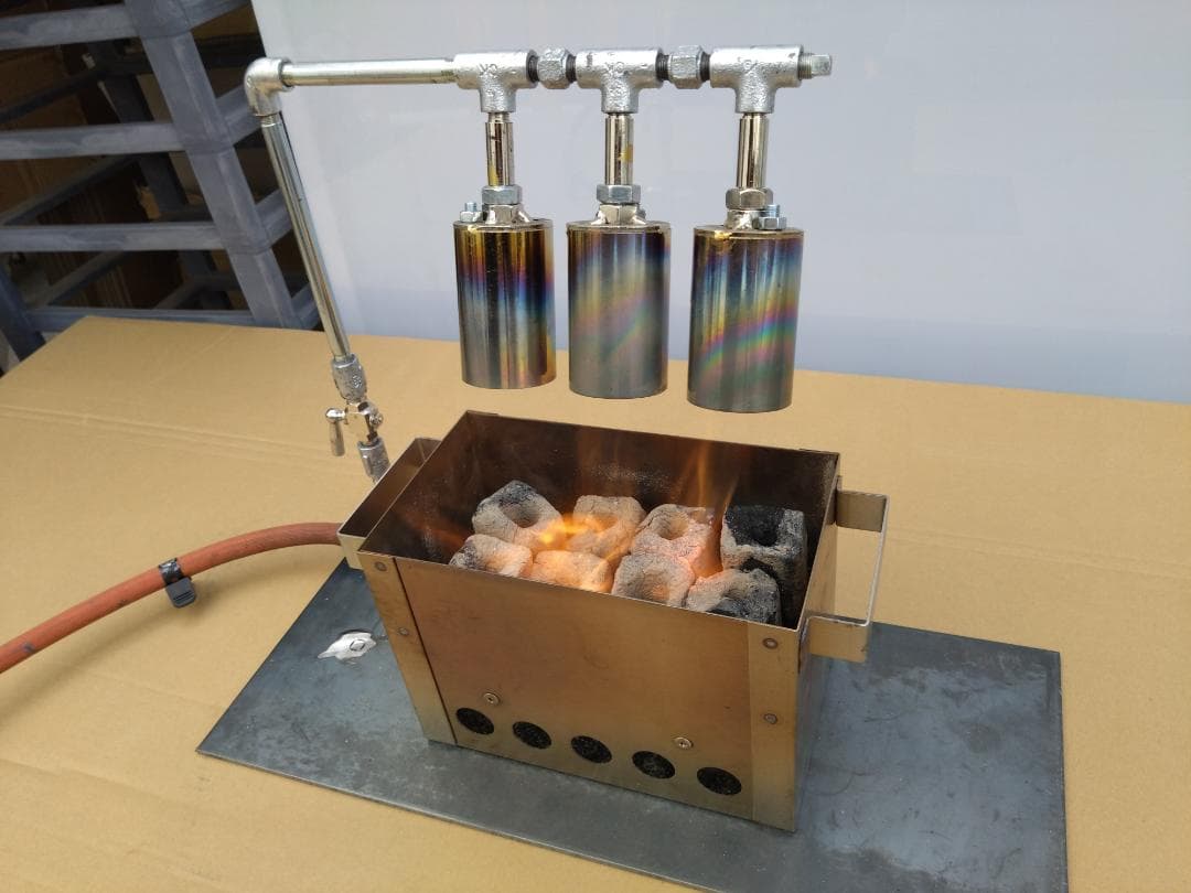 炭火用 ワイド焼鳥機 網焼き 海鮮魚介類 磯料理 新品 網付き コンロ