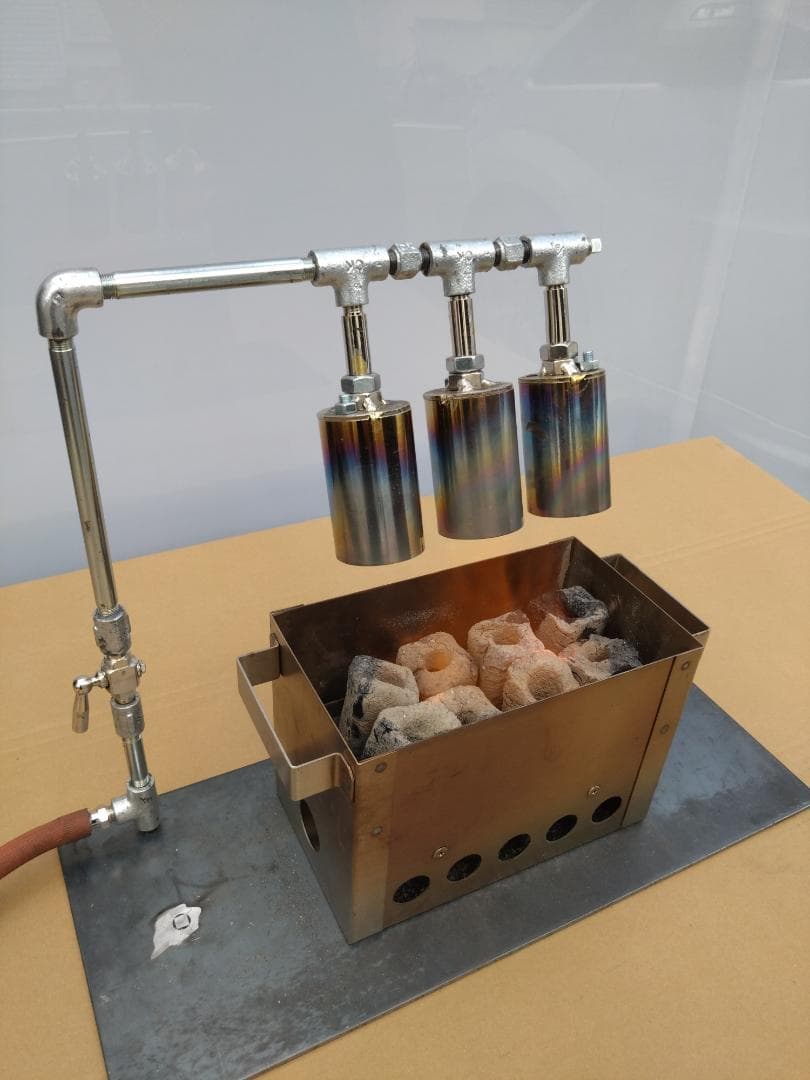 炭火用 ワイド焼鳥機 網焼き 海鮮魚介類 磯料理 新品 網付き コンロ