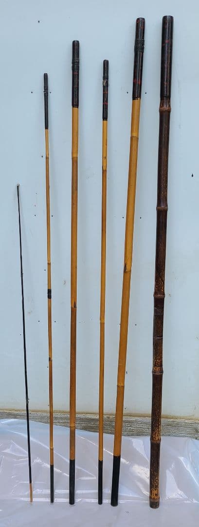 竹竿　6本繋ぎ　全長約5.5m　年代物
