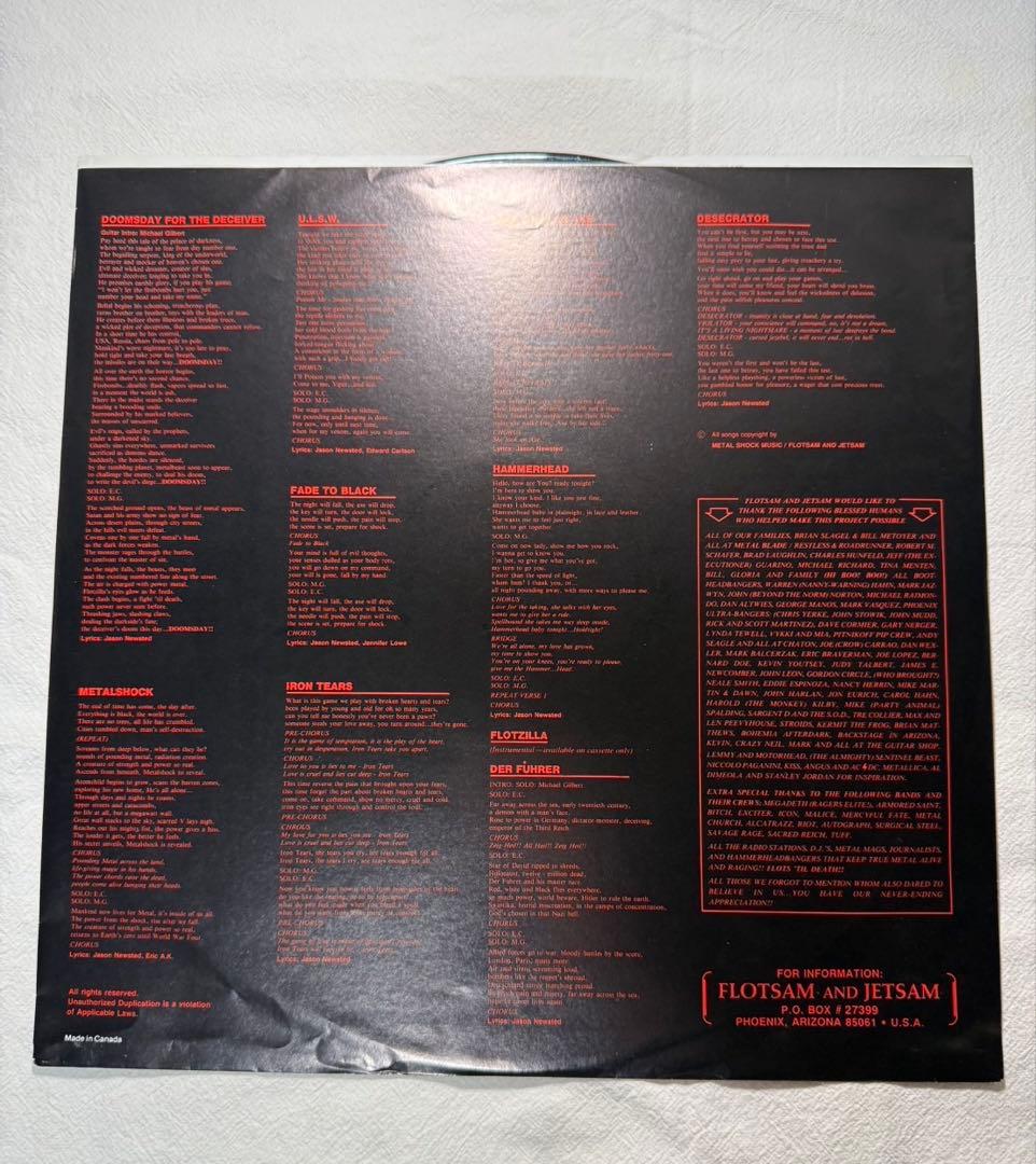 フロットサムアンドジェットサムDOOMSDAY FOR THE DECEIVER