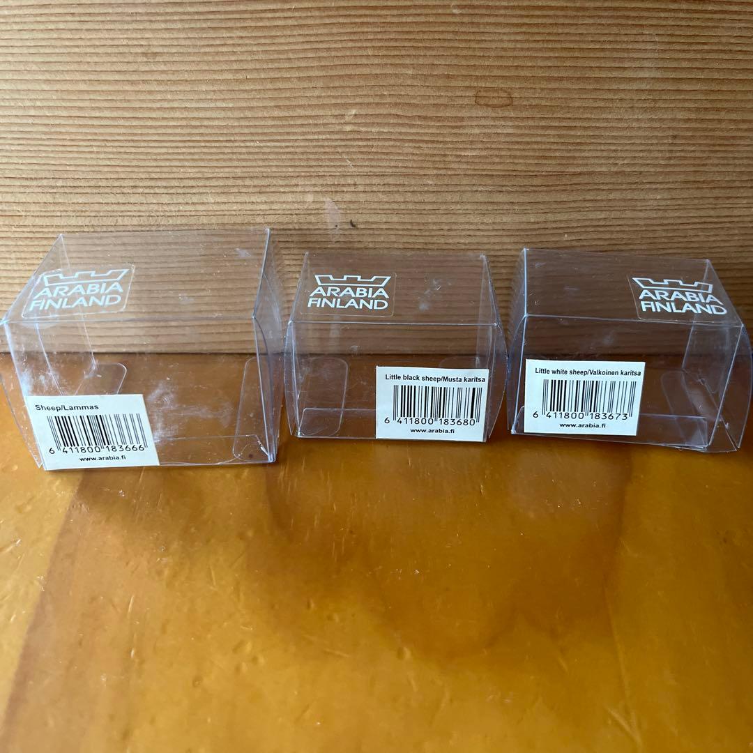 廃盤アラビアARABA ヘルヤ大きな白ひつじ小さな白ひつじと黒ひつじ