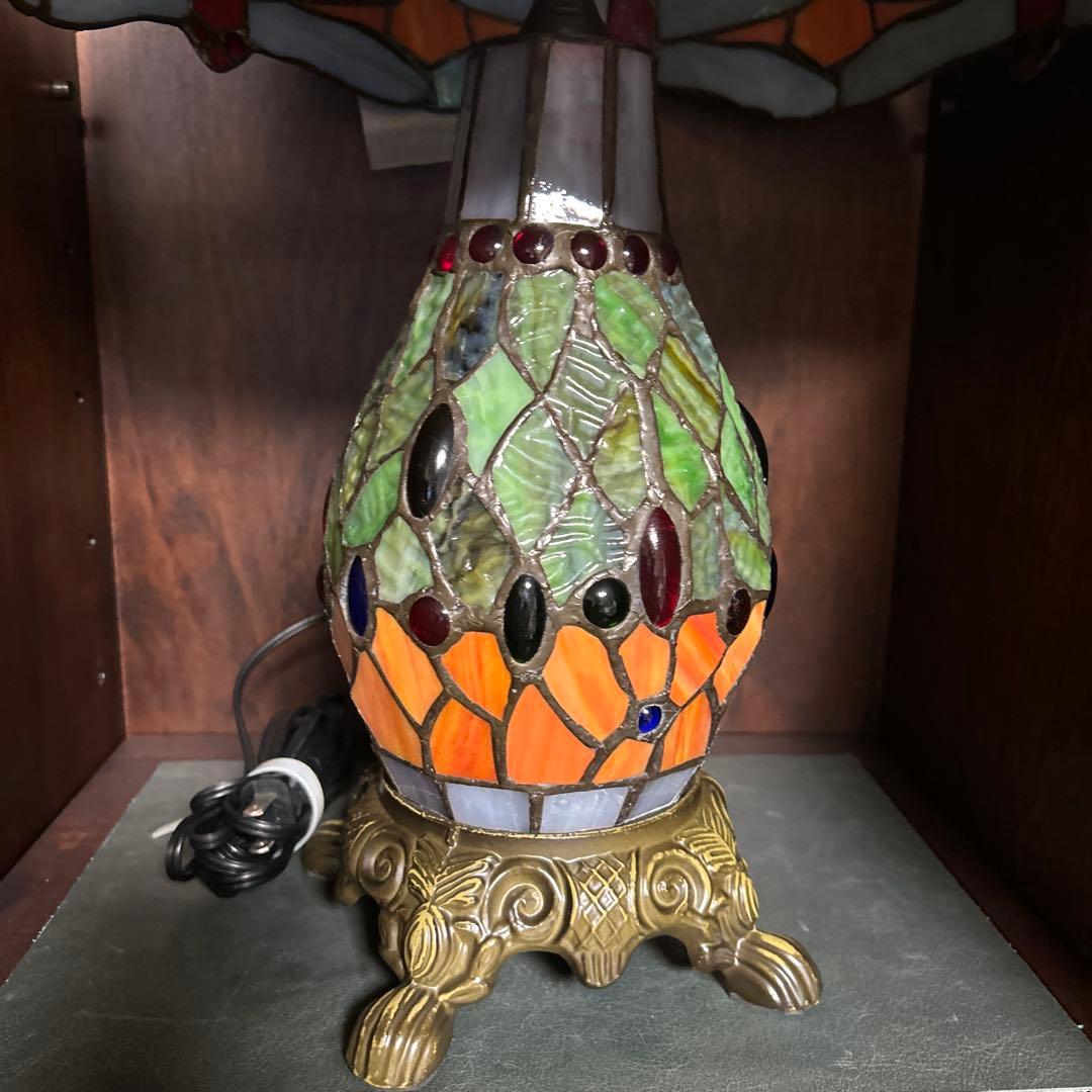 ドラゴンフライ ステンドグラスランプ