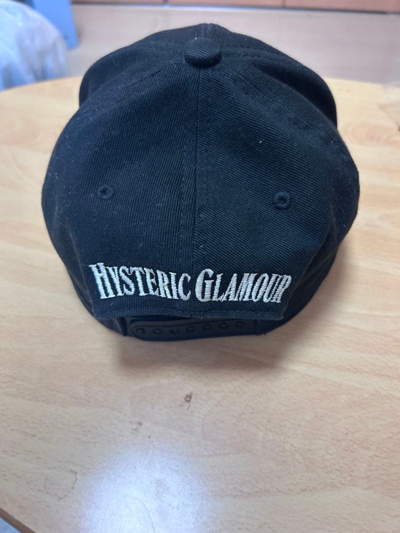 HYSTERIC GLAMOUR WHISKY刺繍キャップ ブラック