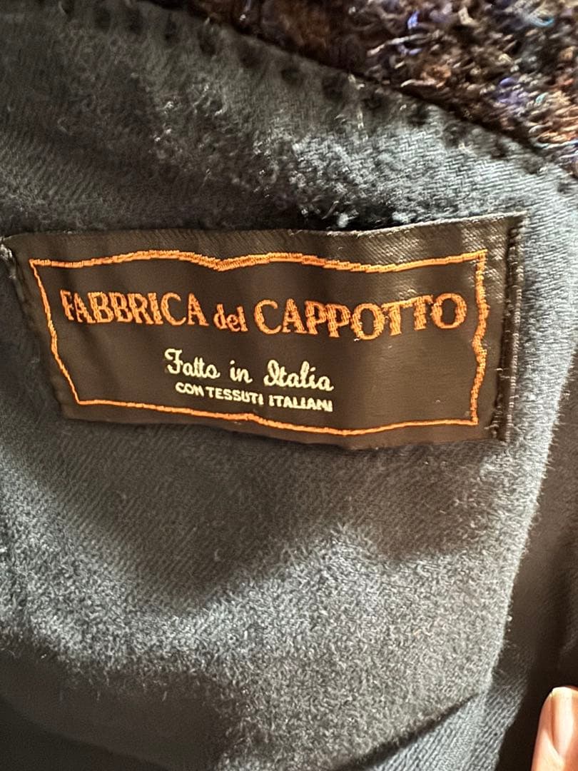 【名作】PALTÒ パルト ブークレウール チェスターコート MARLY 紺