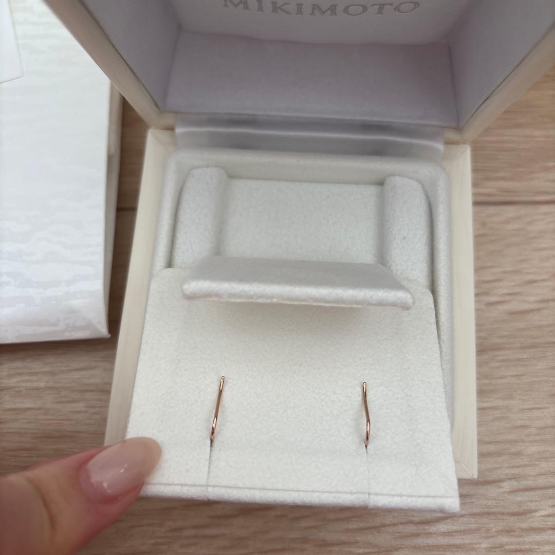 MIKIMOTO ミキモト ピアス PE-1727PI ピンクゴールド K18