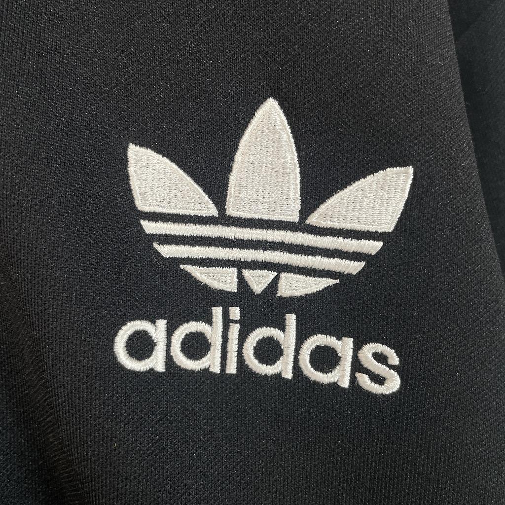 adidas　アディダス　トラックジャケット　ヨーロッパ　メンズL　ブラック