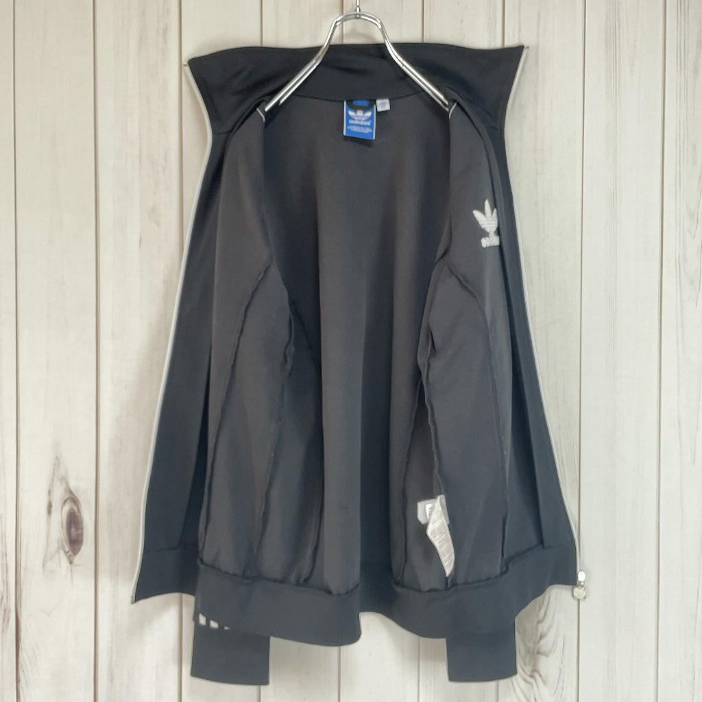 adidas　アディダス　トラックジャケット　ヨーロッパ　メンズL　ブラック