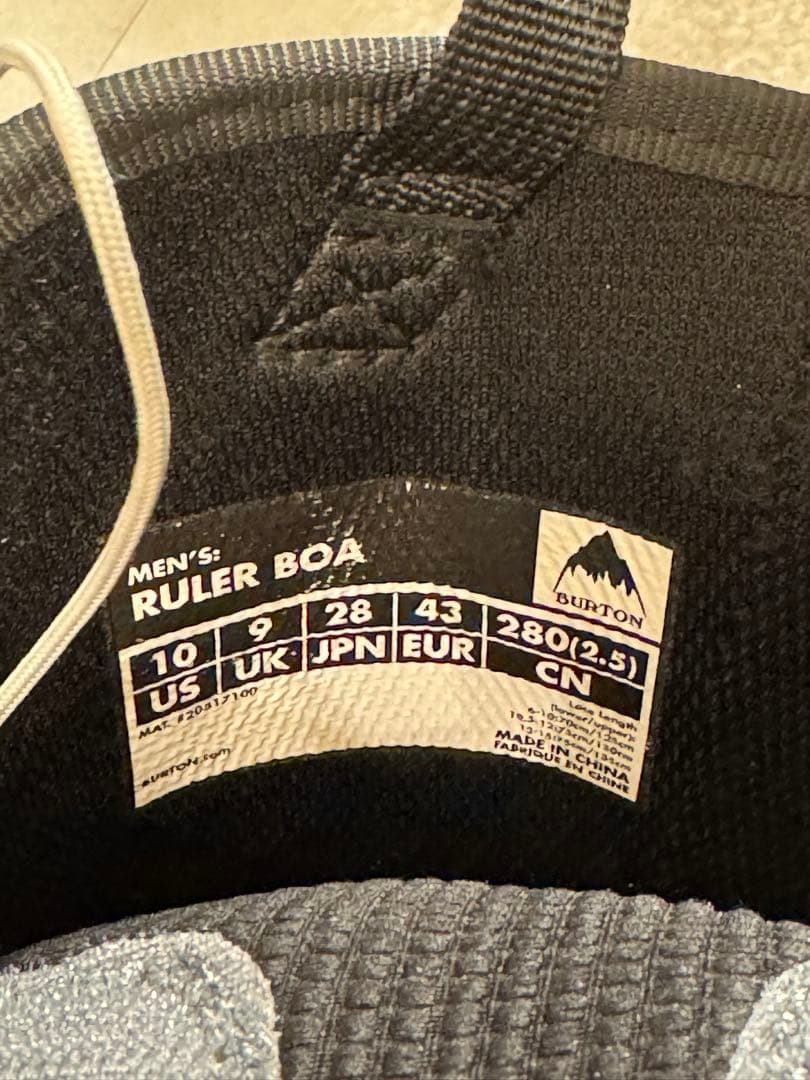 スノーボード　ブーツ　burton 28cm