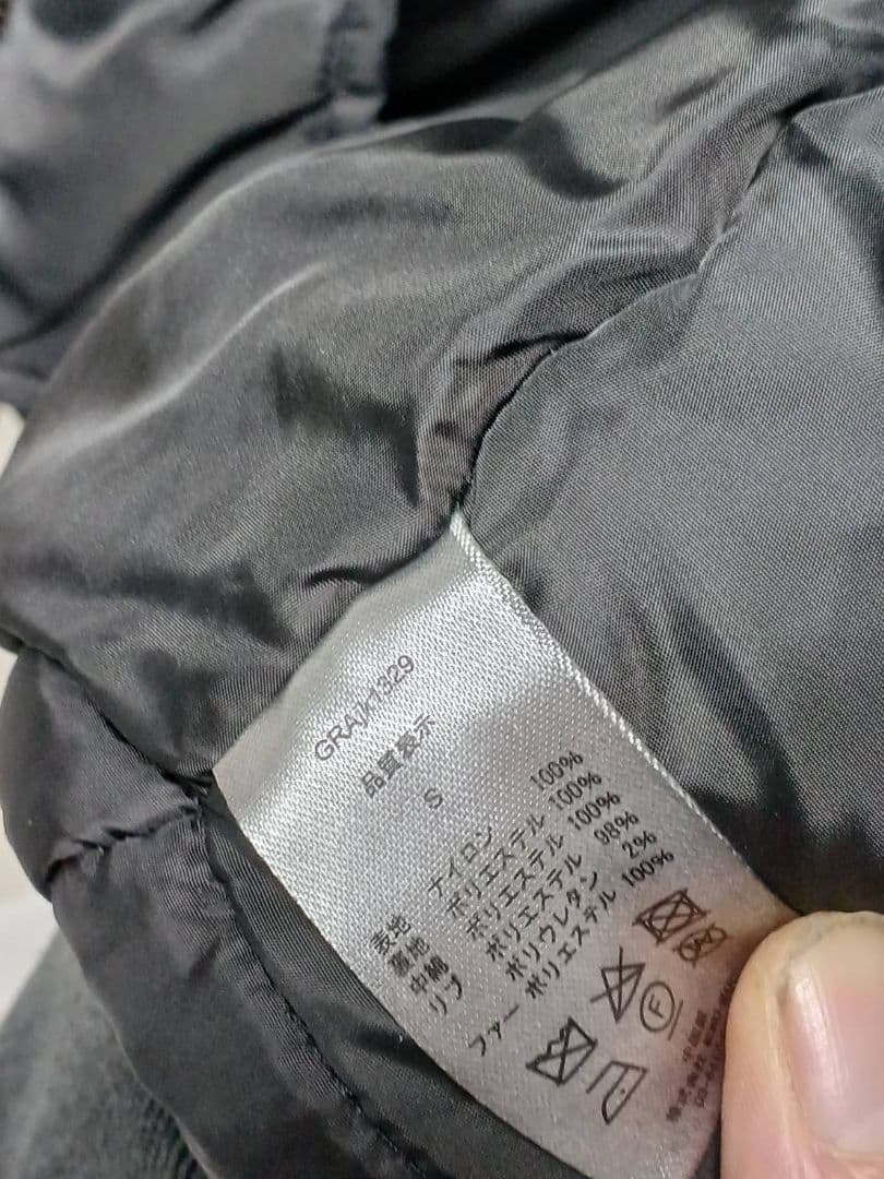 【GRANCY】ファーポケットデザインフェードN2Bジャケット ブラック